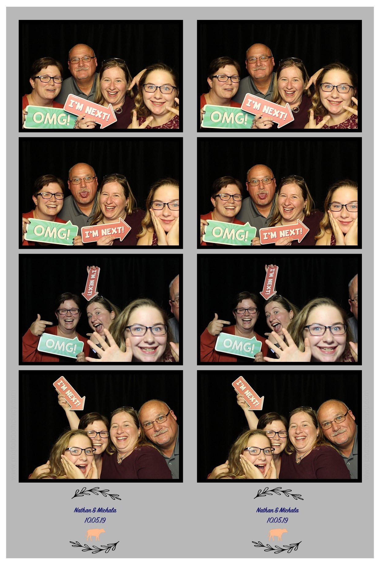 Michala Binkly & Nathan Hall Wedding Reception | View more photos from the event at gallery.photoboothcincy.com/u/PhotoBoothCincy/Michala-Binkly-Nathan-Hall-Wedding-Reception